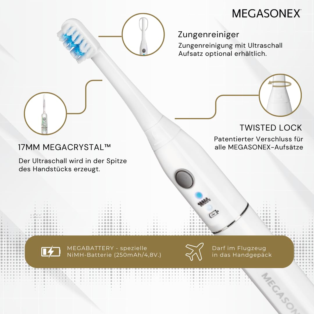 Megasonex M8 - Cepillo de dientes eléctrico