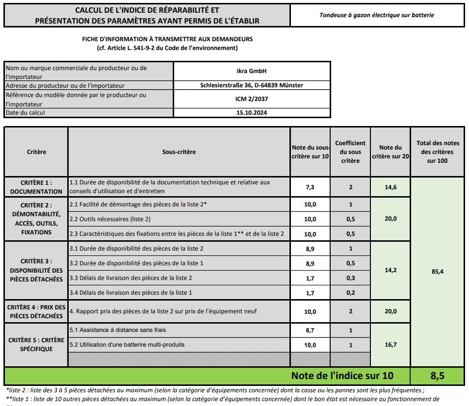 IKRA cortacésped Mulching ICM 2/2037, Incl. 2X batería y Doble Cargador rápido
