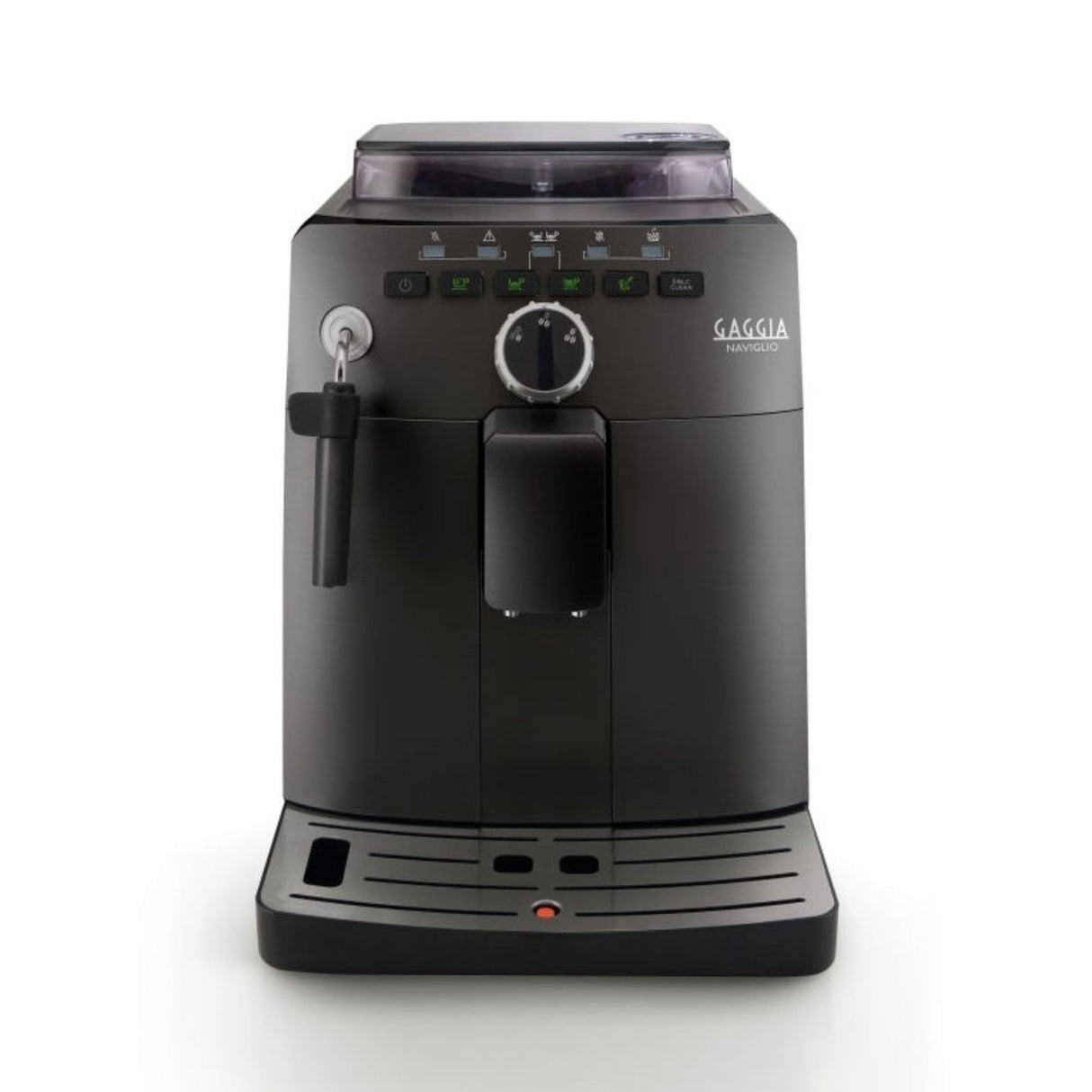 Gaggia HD8749/01 Naviglio Black, Cafetera Automática, para Espresso y Cappuccino, Café en Grano, 15 bares, 1850W, Negro, 100% Made in Italy