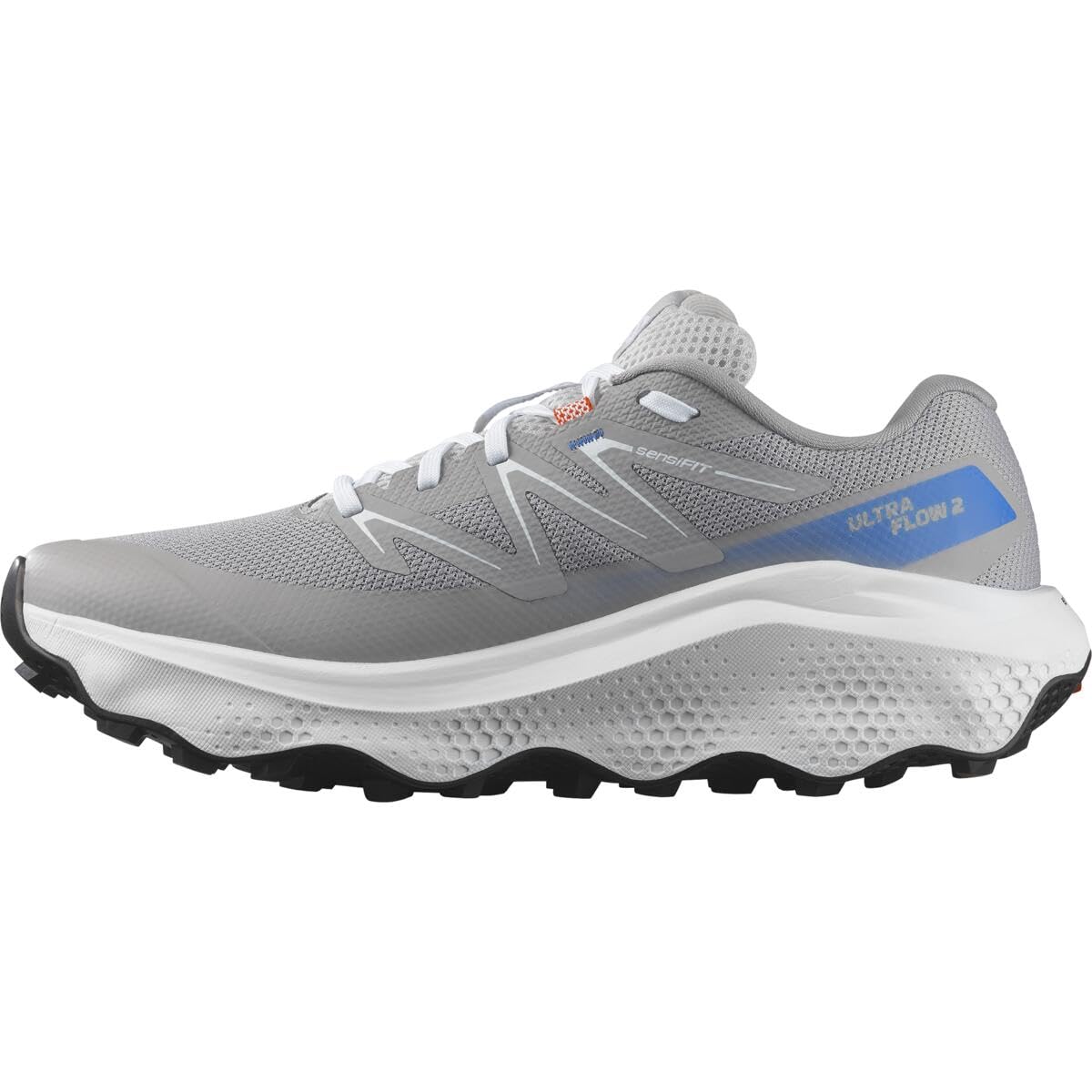 Salomon hombre Ultra Flow 2, zapatillas de trail running versátiles y cómodas, perfectas para excursiones y trail running en aventuras al aire libre, Aleación, 40