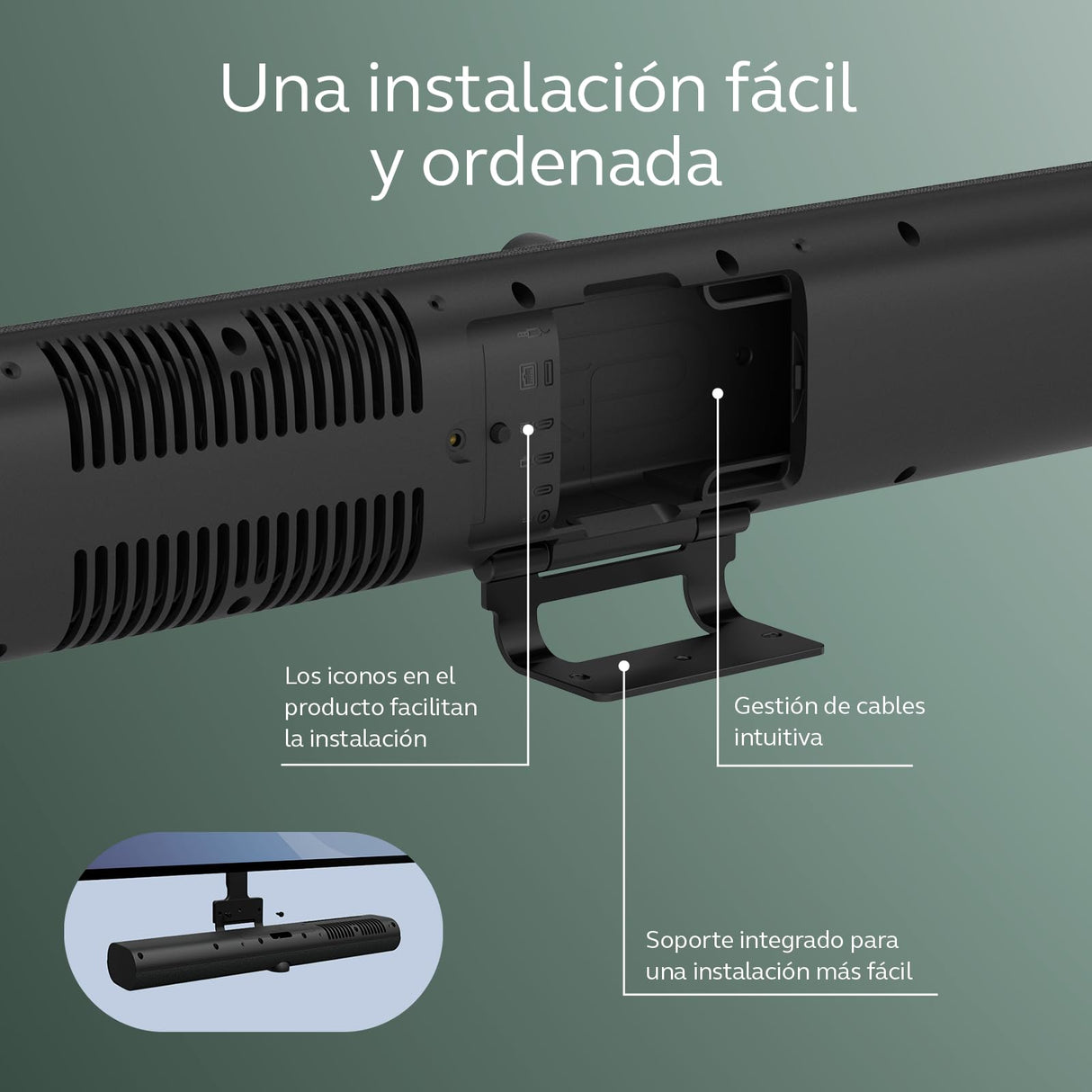 Jabra PanaCast U30 Barra de Vídeo USB Todo en Uno para Salas de Reuniones