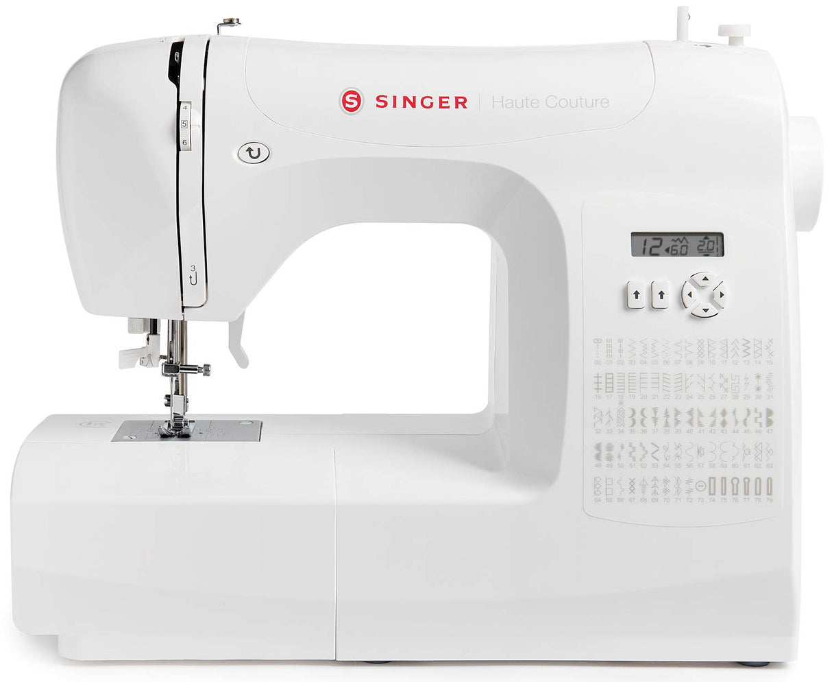 Singer Haute Couture - Máquina de coser electrónica - Edición Limitada - 80 puntadas - Máquina de coser portátil - Profesional - Automática - Para una costura creativa - Fácil para principiantes