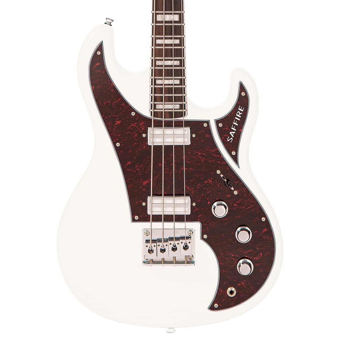 RAPIER SAFFIRE - Guitarra de bajo - Blanco ártico