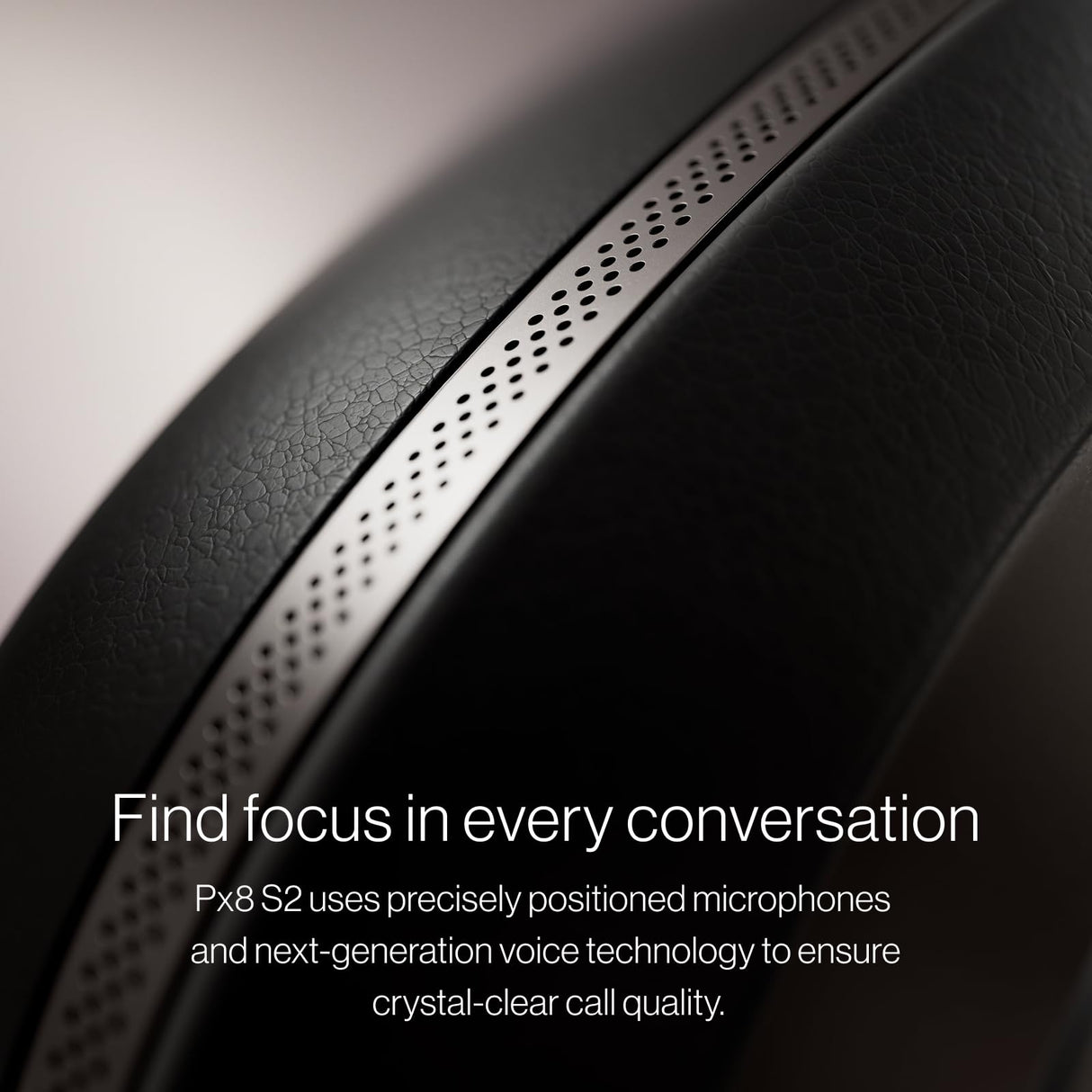 Bowers & Wilkins Px8 S2 Auriculares Circumaurales Inalámbricos con Cancelación de Ruido, Bluetooth, Carga Rápida - Onyx Black