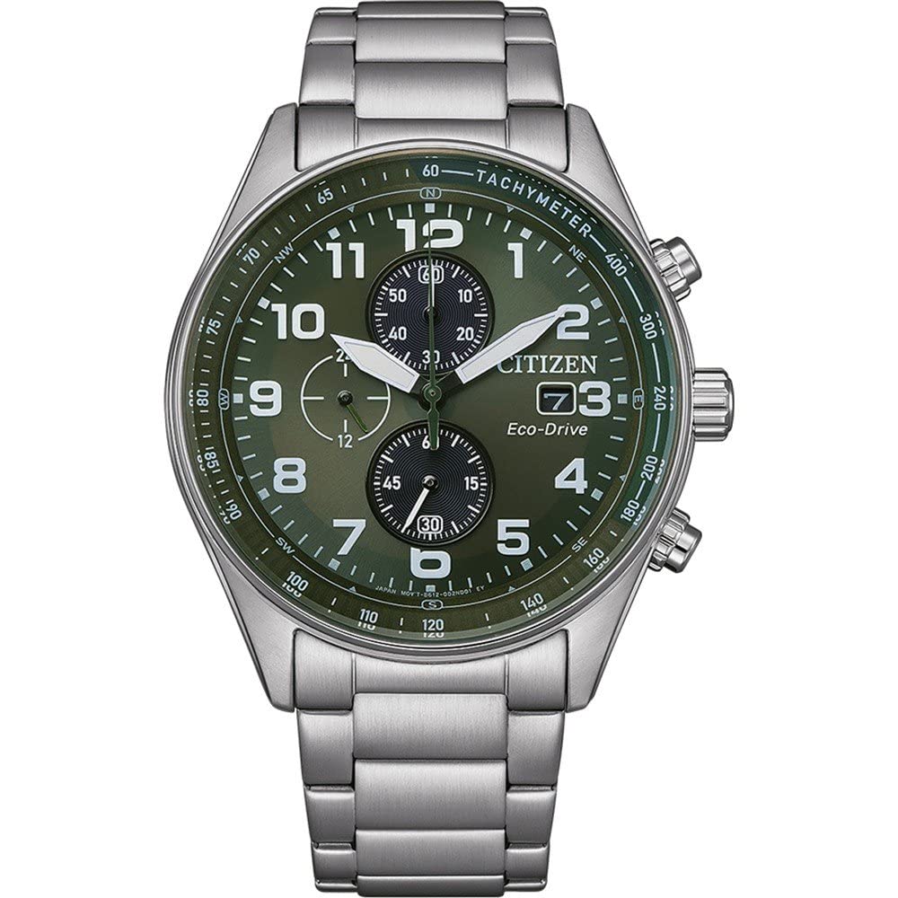 Citizen Reloj Cronógrafo para Hombres de Cuarzo con Correa en Acero Inoxidable CA0770-72X