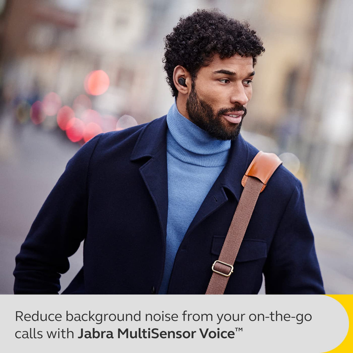 Jabra Evolve2 True Wireless Earbuds – Earbuds In-Ear Bluetooth con cancelación de ruido activa y 4-Mic MultiSensor Voice Technology – Microsoft Teams Certified, Works with All Meeting Apps – Negro