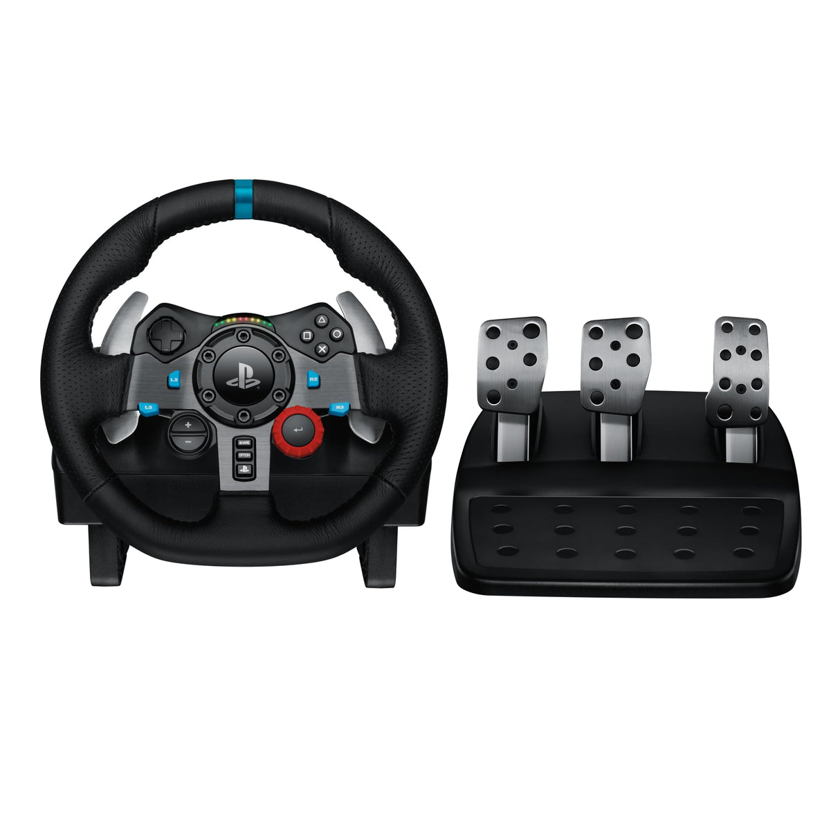 Logitech G G29 Driving Force Racing Wheel and Floor Pedals, Enchufe británico - Negro