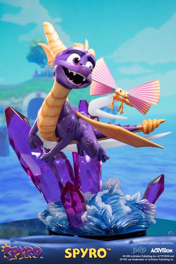 First4Figures SPYREST Spyro The Dragon - Estatua de Resina, Color Morado