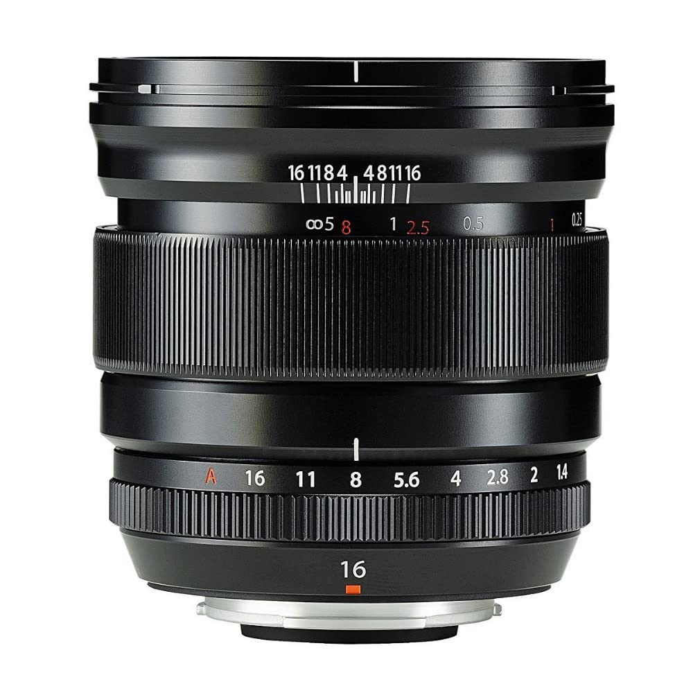Fujifilm FUJINON Lens XF16mm F1.4 R WR - Objetivo para cámara, color negro