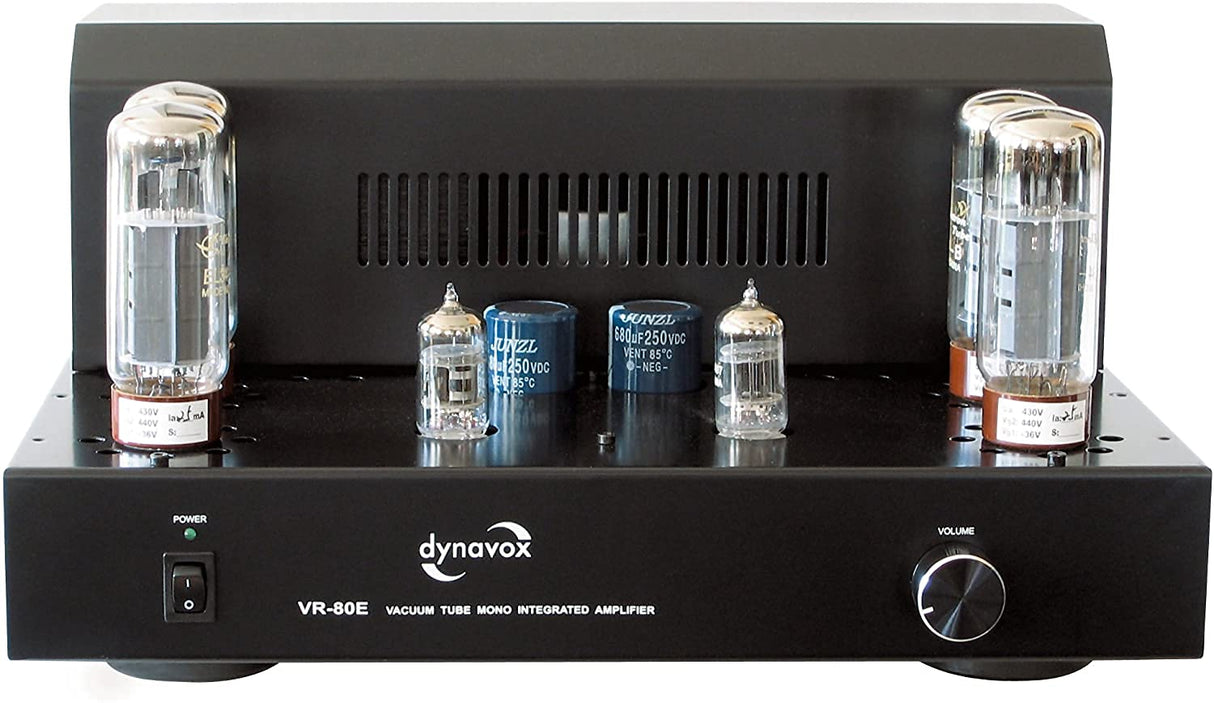Dynavox VR-80E - Amplificador a válvulas mono, color negro (importado)
