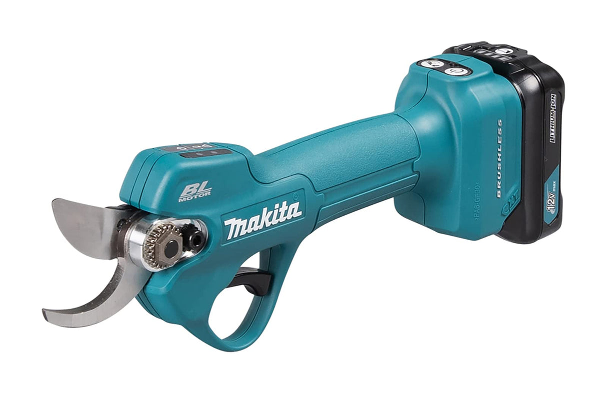 Makita UP100DSMJ - Tijeras de podar sin escobillas, 12 V máximo, iones de litio, incluye 1 batería de 4,0 Ah y cargador suministrado en una funda Makpac