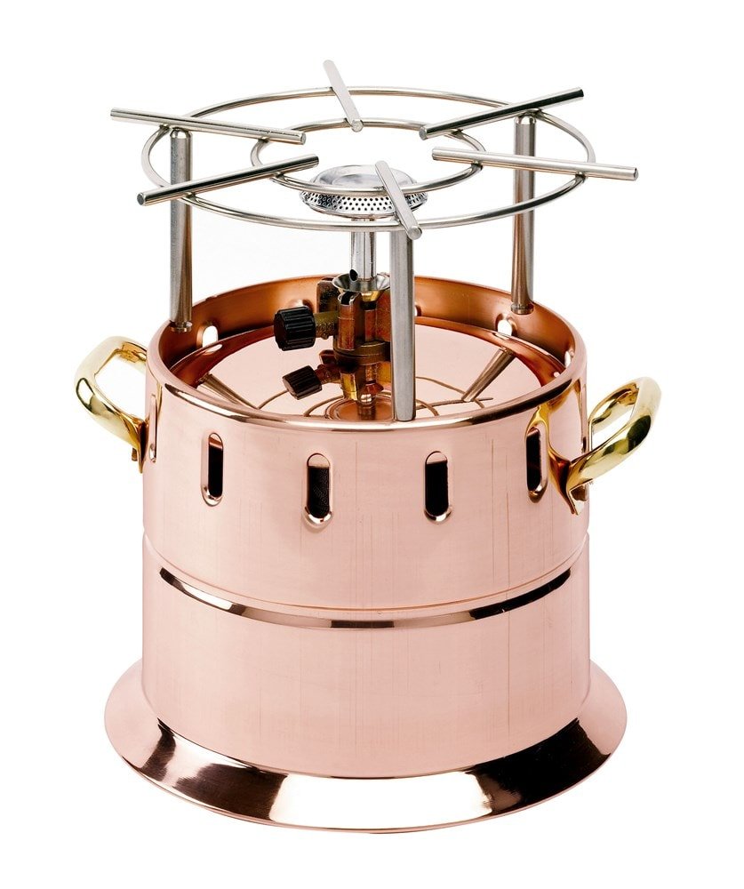 Agnelli Ollas Flambeau Gas de Sala, sin Pan, de Cobre
