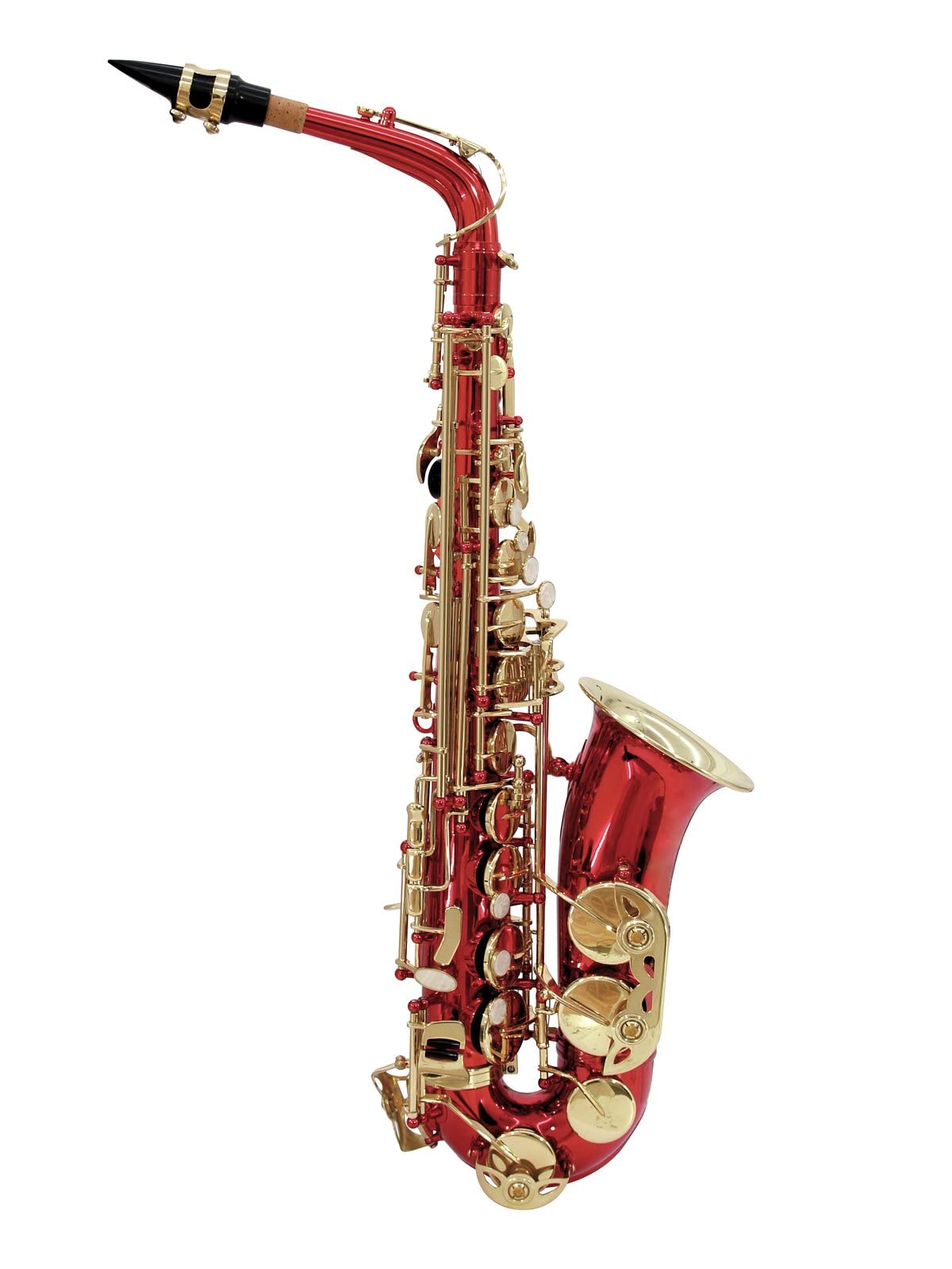 Dimavery SP-30 para saxofón Alto Eb - rojo