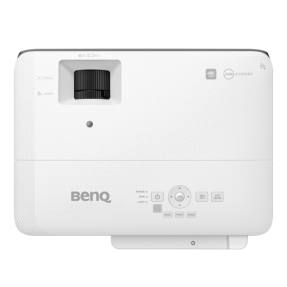 Proyector para juegos BenQ TK700STi 4K HDR, baja latencia 16ms-60Hz, 3000 lúmenes, Tiro corto, Android TV, Modos de juego RPG, DEPORTES (SPG), FPS, Altavoz 5W, 2HDMI 2.0b, PS5, Xbox SeriesX