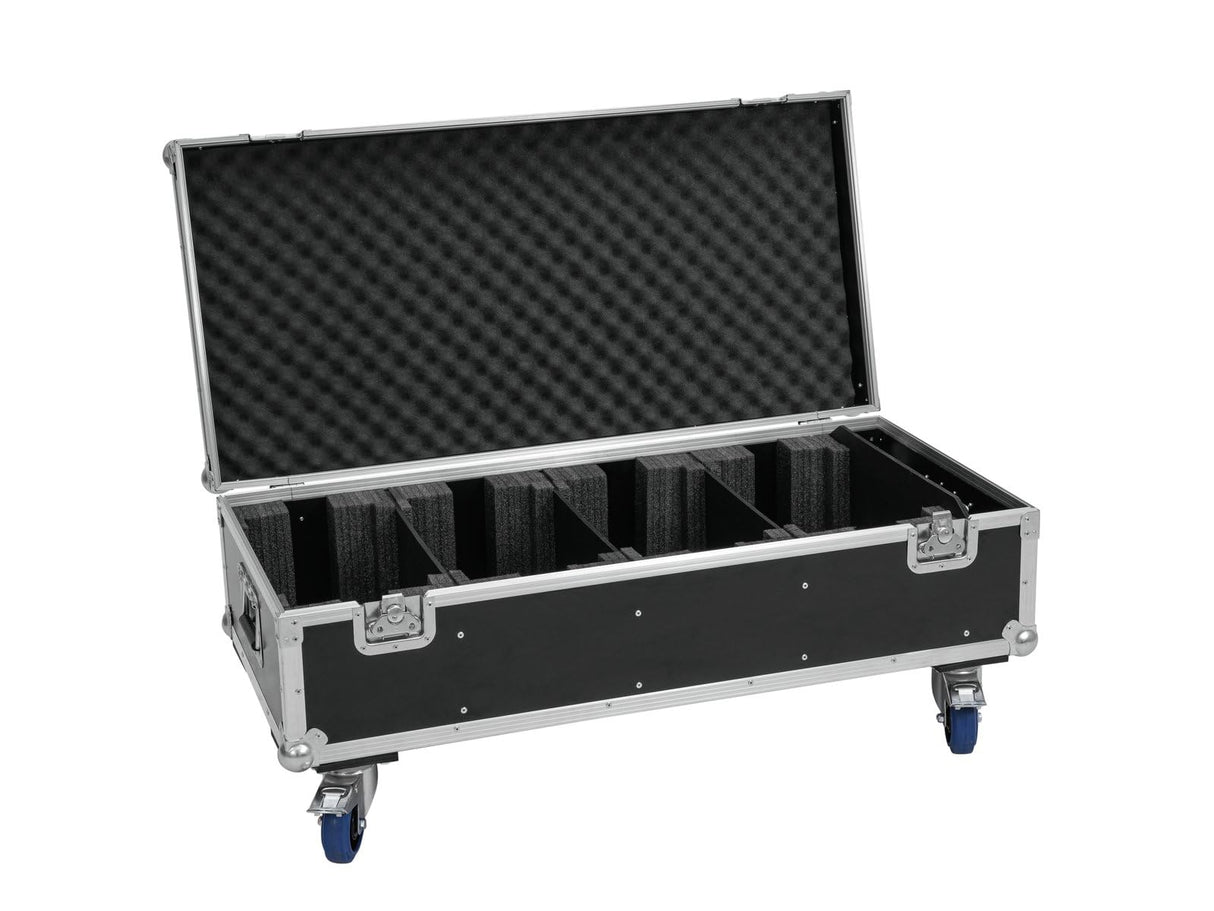 Roadinger - Flightcase 4 x PLL-576 CW/WW con ruedas