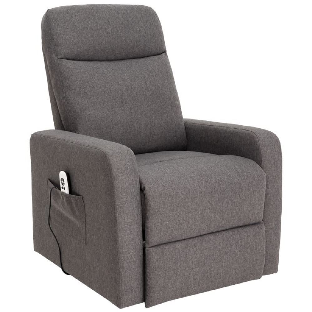 Identités - Sillón elevador Mint 1 motor de tela, color gris