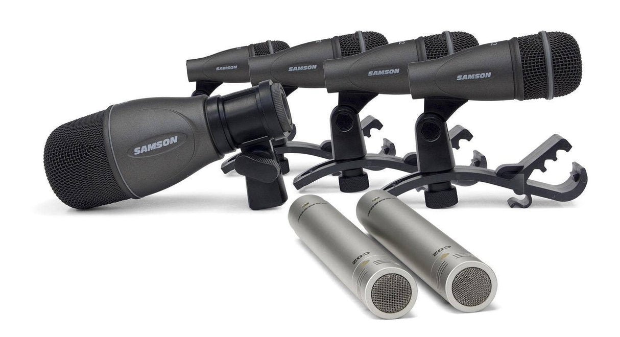 Pack de Micrófonos de Batería SAMSON DK707-7 PC Drum Mic Kit w/case