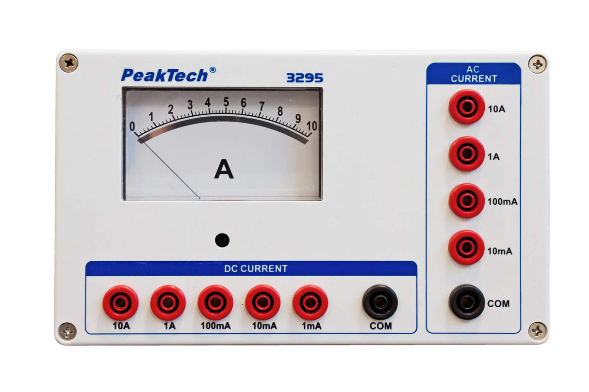 PeakTech, P 3295 Amperímetro analógico ~ 10A CA/CC