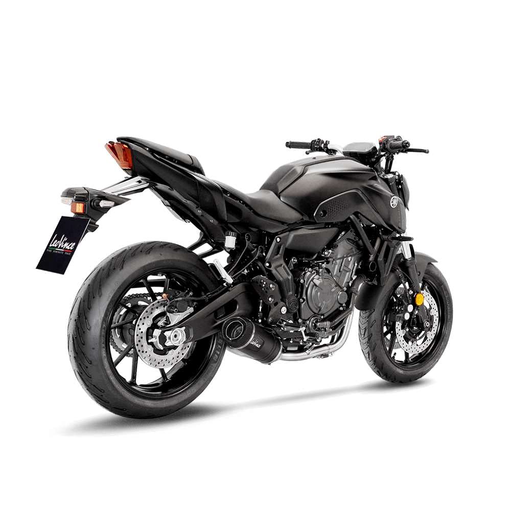 SBK LV ONE EVO NEGRO 2/1 YAMAHAMT-07 INOX con catalizador