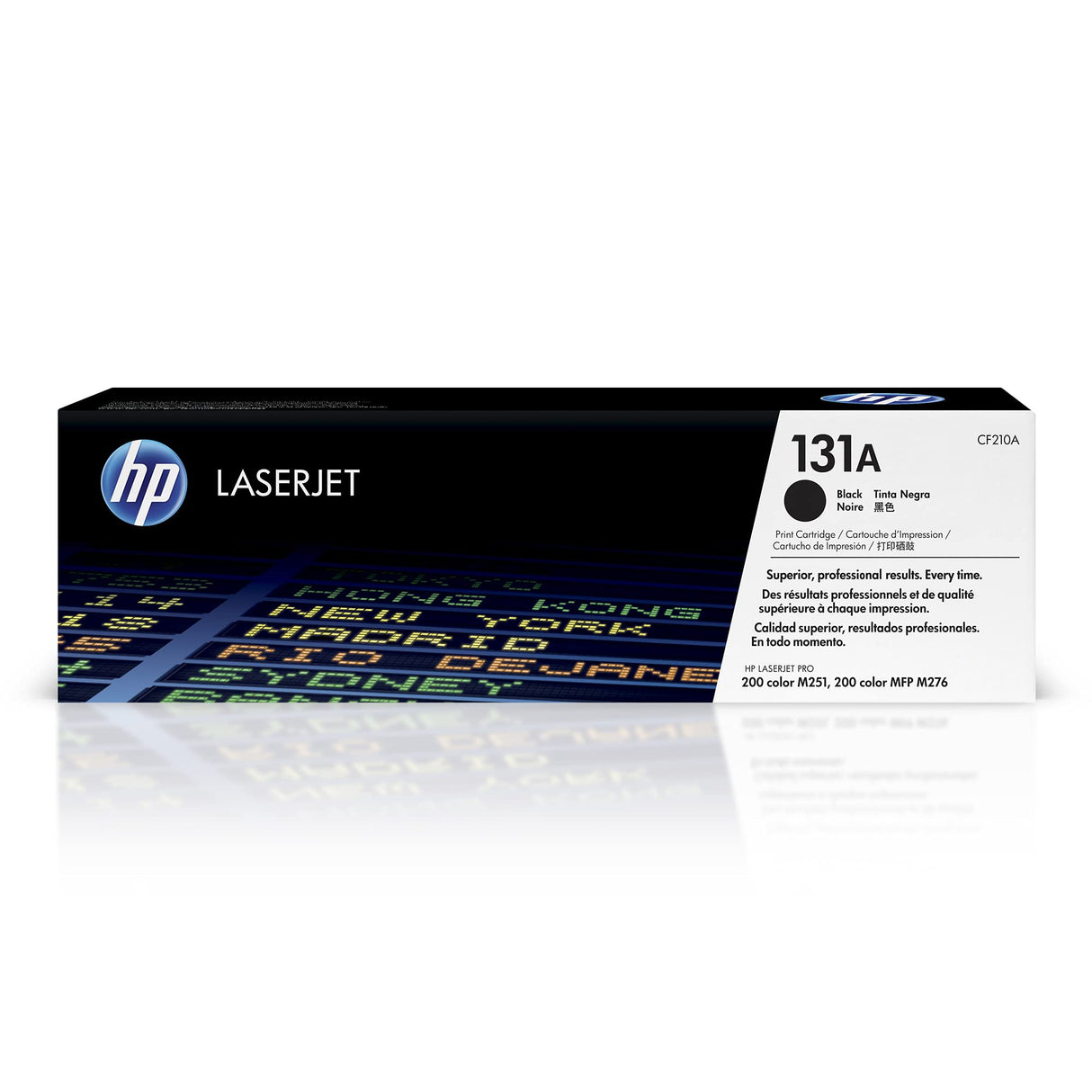 HP 131A CF210A, Negro, Cartucho Tóner Original, de 1.520 páginas, para impresoras HP LaserJet Pro 200 color MFP M276, MFP M276n, MFP M276nw, M251, M251n y M251nw