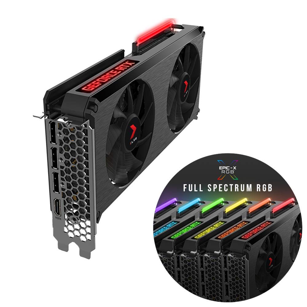 PNY Tarjeta Gráfica GeForce RTX™ 3060 12GB XLR8 Gaming Revel Epic-X RGB™ Dual Fan