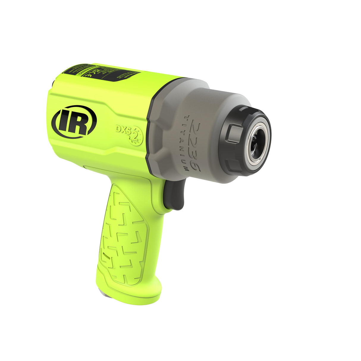 Ingersoll-Rand 2236QTIMAX-G DXS2 Llave de Impacto Neumática, Silenciosa, 2034 Nm, Caja Martillo Titanio, Anillo Fricción, Verde