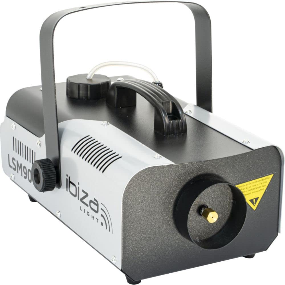 Ibiza - LSM900W - Máquina de humo de 900W con control remoto - Negro y gris