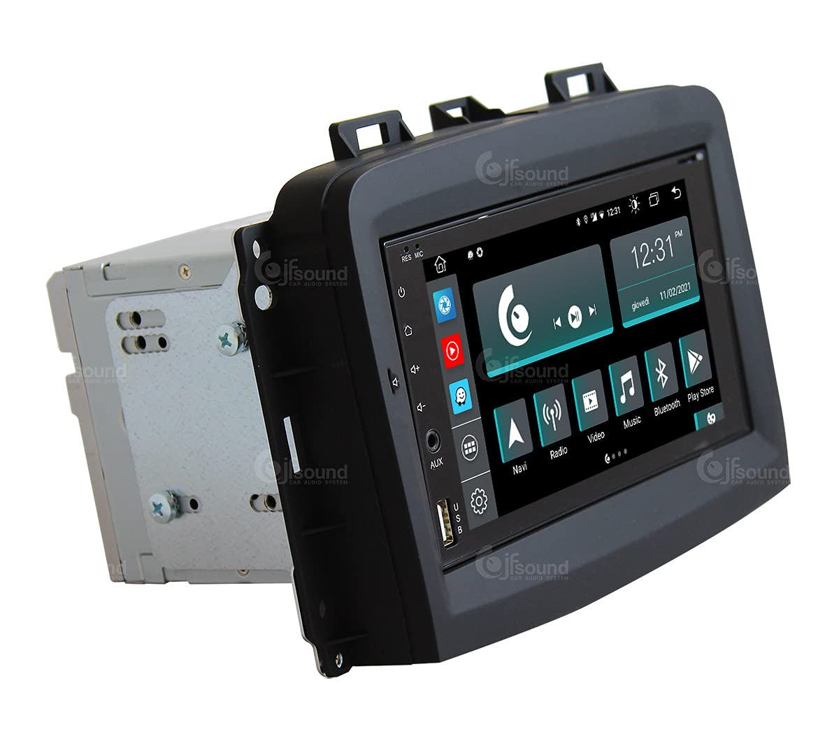 Autorradio de Ajuste Personalizado para Fiat 500L Restyling Android GPS Bluetooth WiFi Dab USB Pantalla táctil Full HD 6,2" procesador de 8 núcleos y comandos de Voz