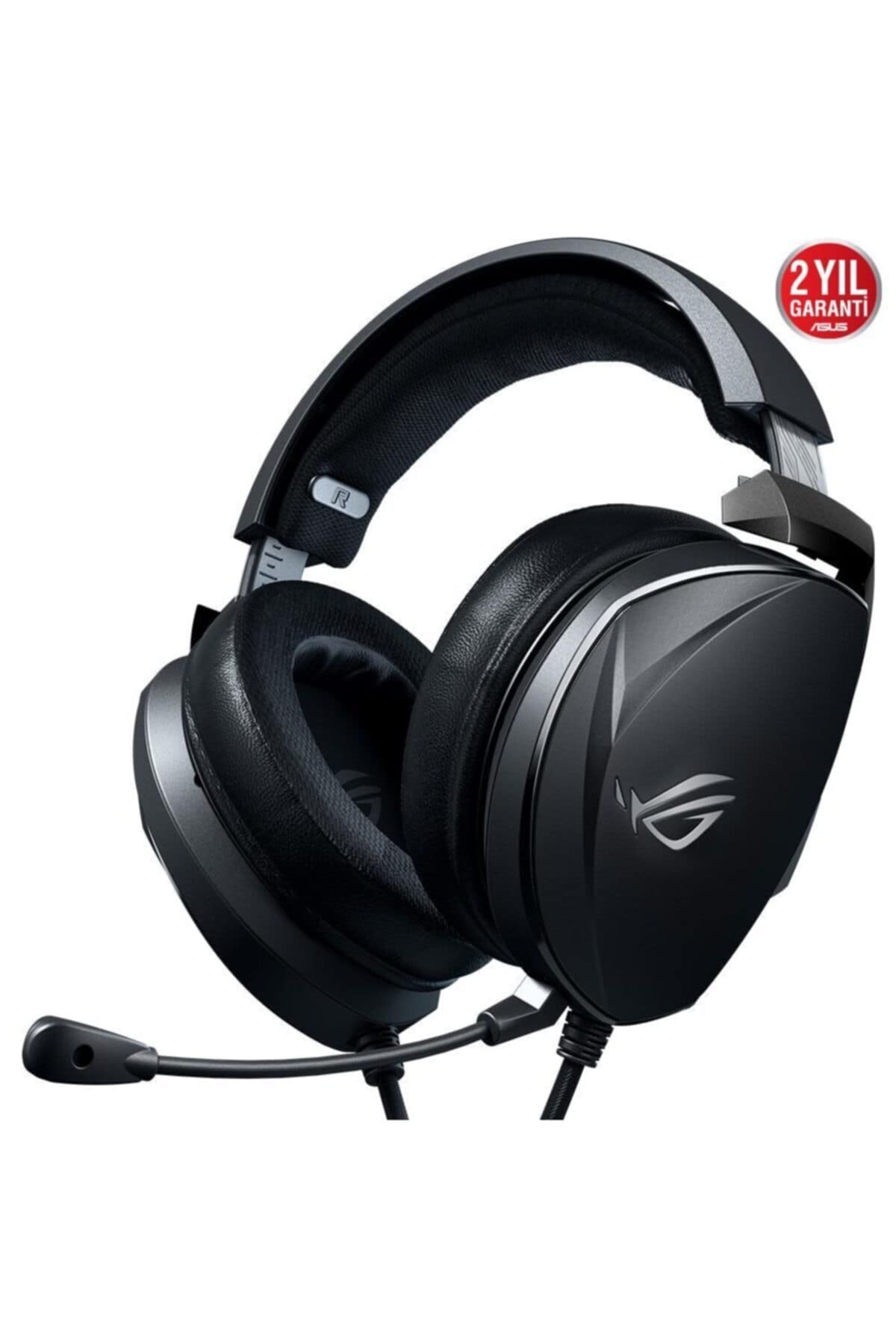 ASUS ROG Theta Electret - Auriculares para Gaming, transductores Essence de neodimio y electret, micrófono Integrado y Soporte multiplataforma para PC, Consolas y Dispositivos móviles