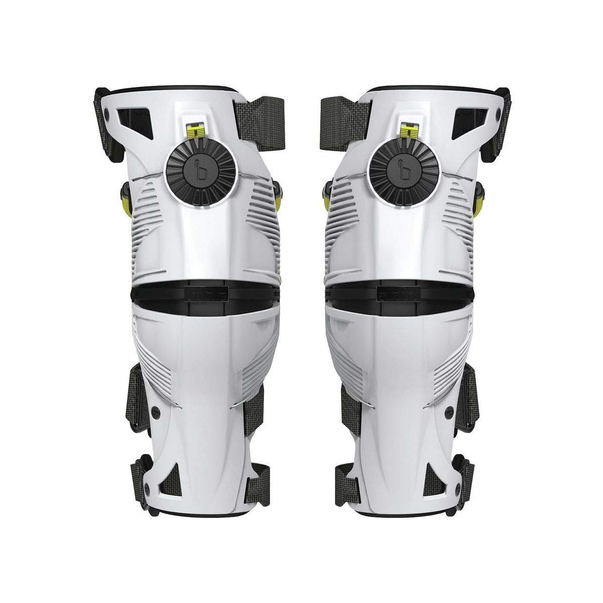 Mobius Rodillera Ortesis X8, Blanco/Amarillo, 40,6cm-45,7cm
