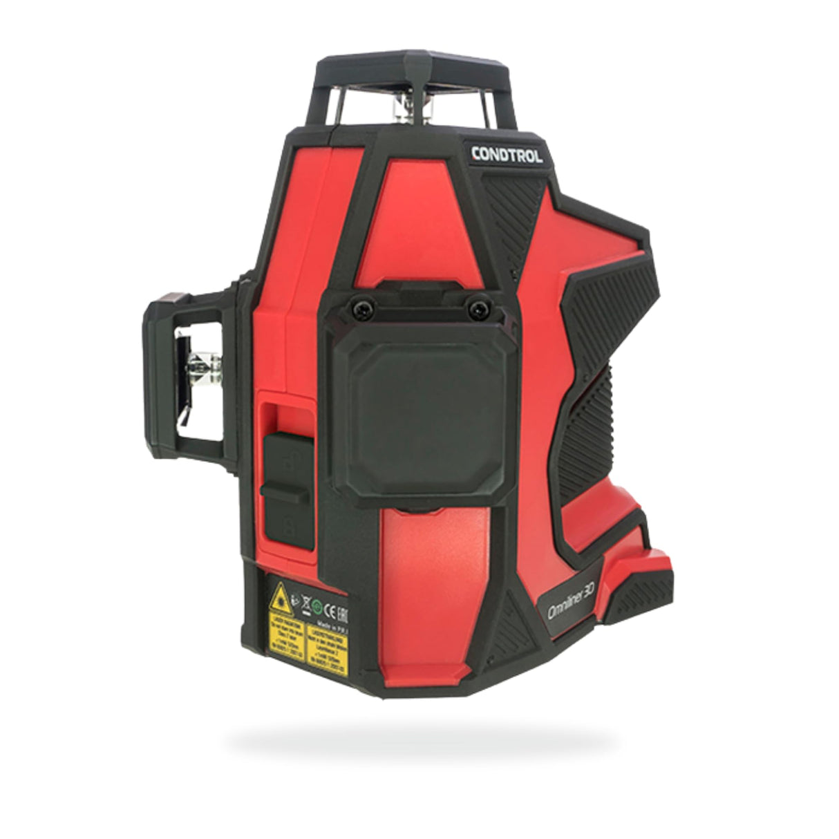 CONDTROL - Láser Línea OMNILINER 3D Rojo - Alcance de 30m - 3 Líneas - 2 Modos de Funcionamiento - Bluetooth - Garantía de 2+1 Años - Se entrega con Accesorios