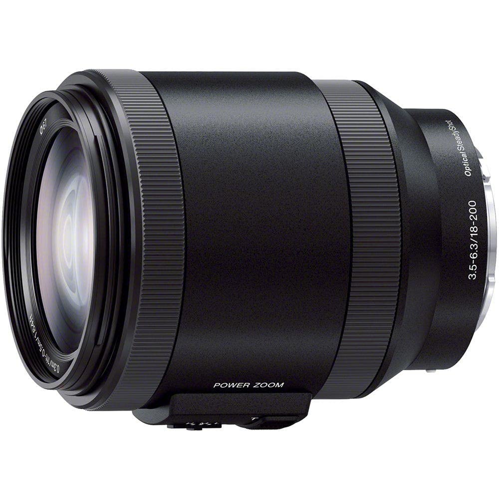 Sony SELP18200 - Objetivo para Sony (Distancia Focal 27-300mm, Apertura f/3.5-40, Zoom óptico 11x,estabilizador) Negro