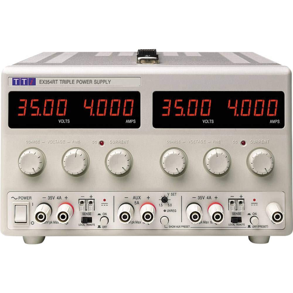 Aim TTi EX354RT - Fuente de alimentación de laboratorio, ajustable 0-35 V/DC 0-4 A 305 W, número de salidas 3 x