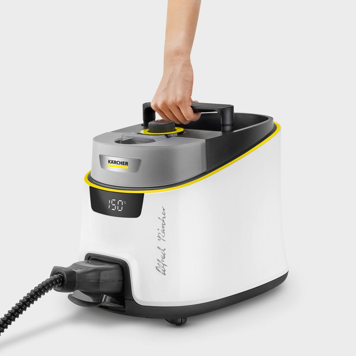 Kärcher Limpiador a vapor SC 5 Deluxe Signature Line, 4 bar, aprox. 130 m² de potencia de superficie, 2250 W de potencia calorífica, calentado en 3 minutos, con igual alfombra
