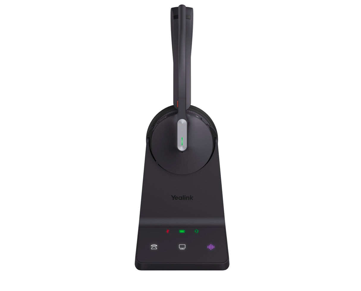 Yealink WH64 Dual UC Casque Sans Fil Arceau Bureau/Centre d'appels Micro-USB Bluetooth Noir