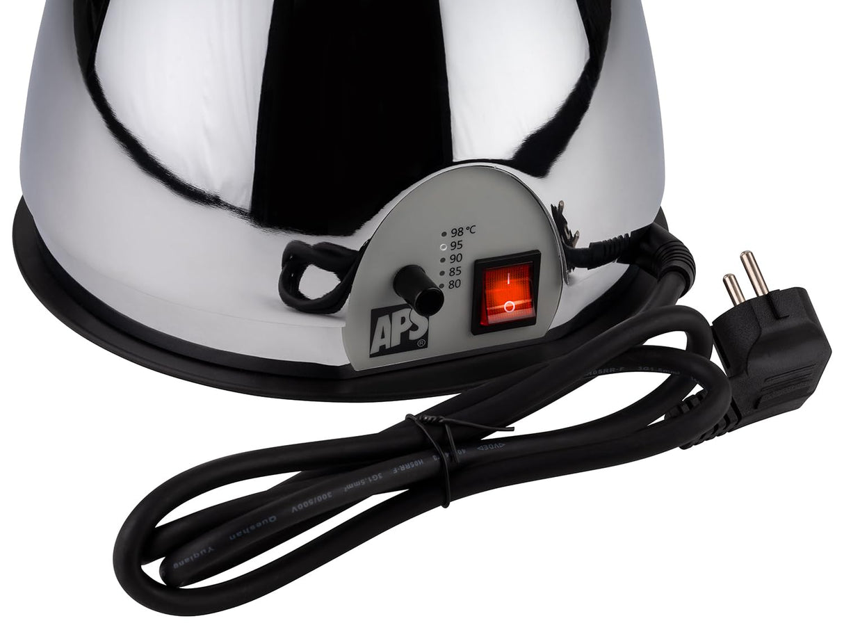 APS 12316 Tetera, Acero Inoxidable, Plata