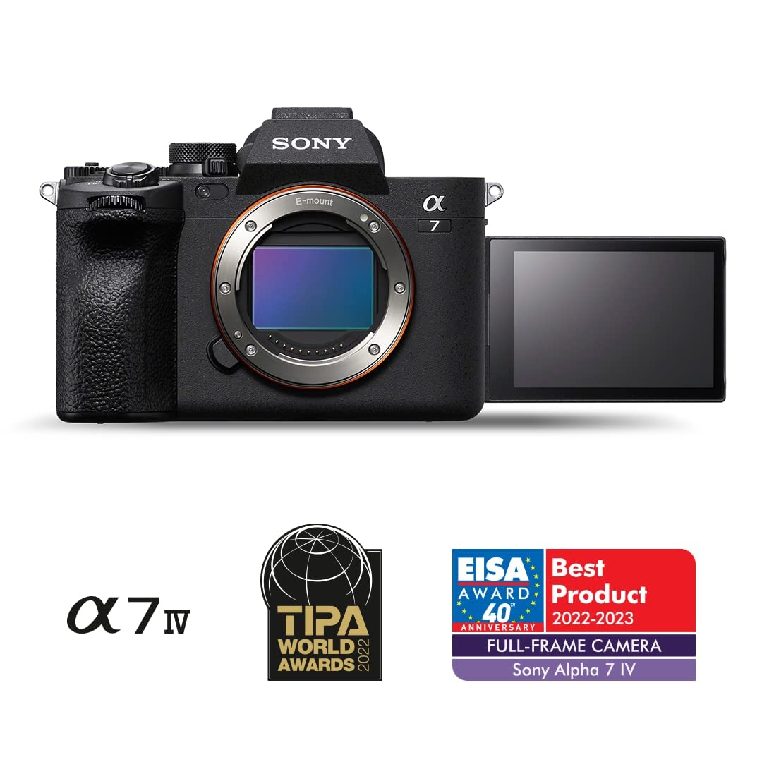 Sony Alpha 7 IV - Cámara sin espejo con objetivo Sony 28-70 mm F3.5-5.6 (33 MP, enfoque automático en tiempo real, 10 fps, 4K60p, pantalla táctil multiángulo, batería Z), Color Negro