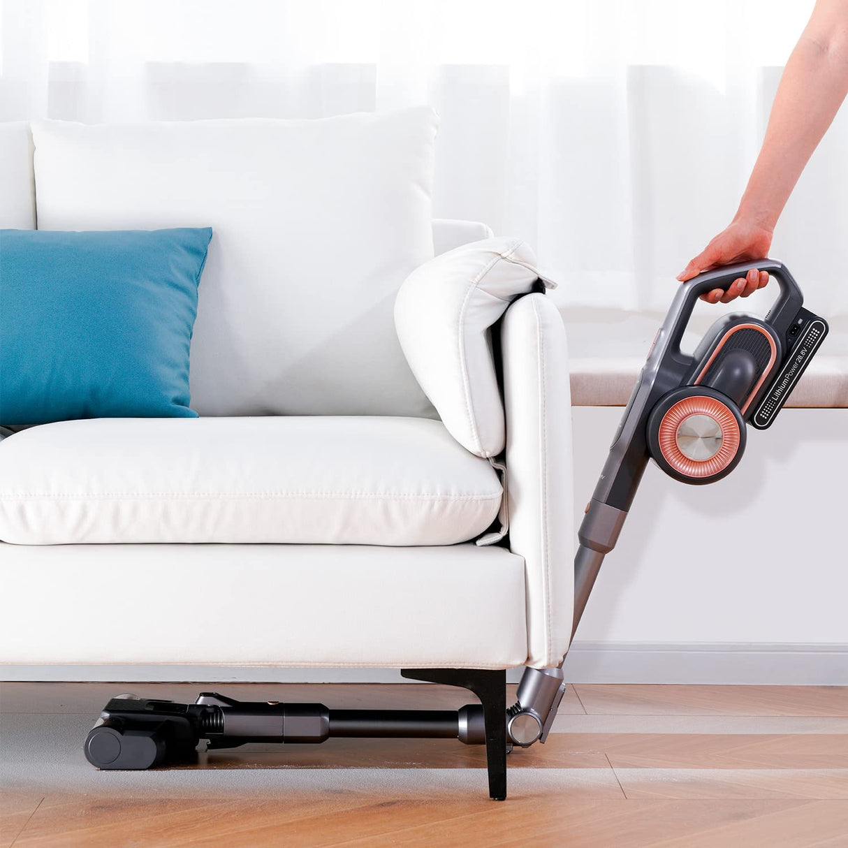 Jimmy H10 Pro - Aspiradora eléctrica inalámbrica Flexible, batería extraíble, 600 W, 245 AW y 25 Kpa Potencia, autonomía de 90 Minutos, Pantalla LED Inteligente, Filtro HEPA y estación de Carga