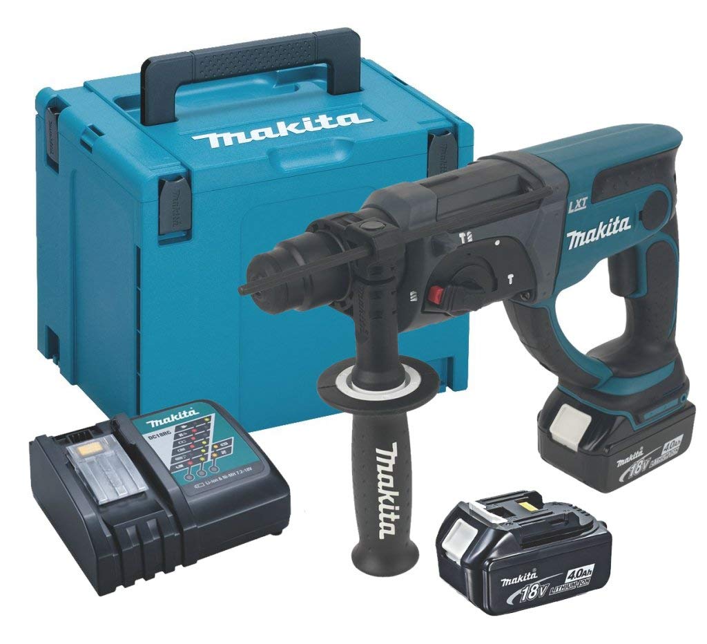 MAKITA DHR202RMJ Martillo ligero SDS plus 2x18V 4Ah Li-ion