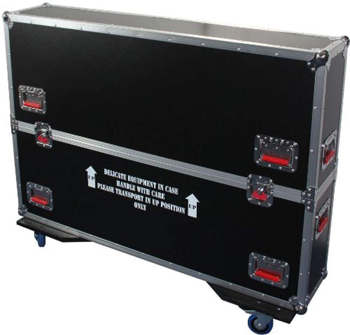 Gator Cases G-TOUR Series ATA Maleta de Transporte Estilo ATA con Ajuste para 2 Pantallas LCD, LED o Plasma de 37" a 43". Incluye Ruedas de 4" y Asas; (G-TOURLCDV2-3743-X2)