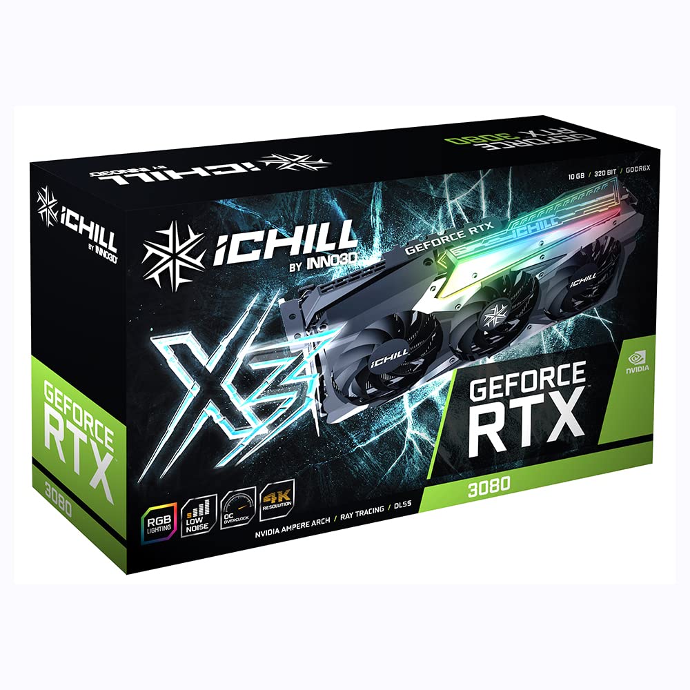 Inno 3D RTX3080 iChill X3 LHR10GB GDDR6X HDMI 3xDP