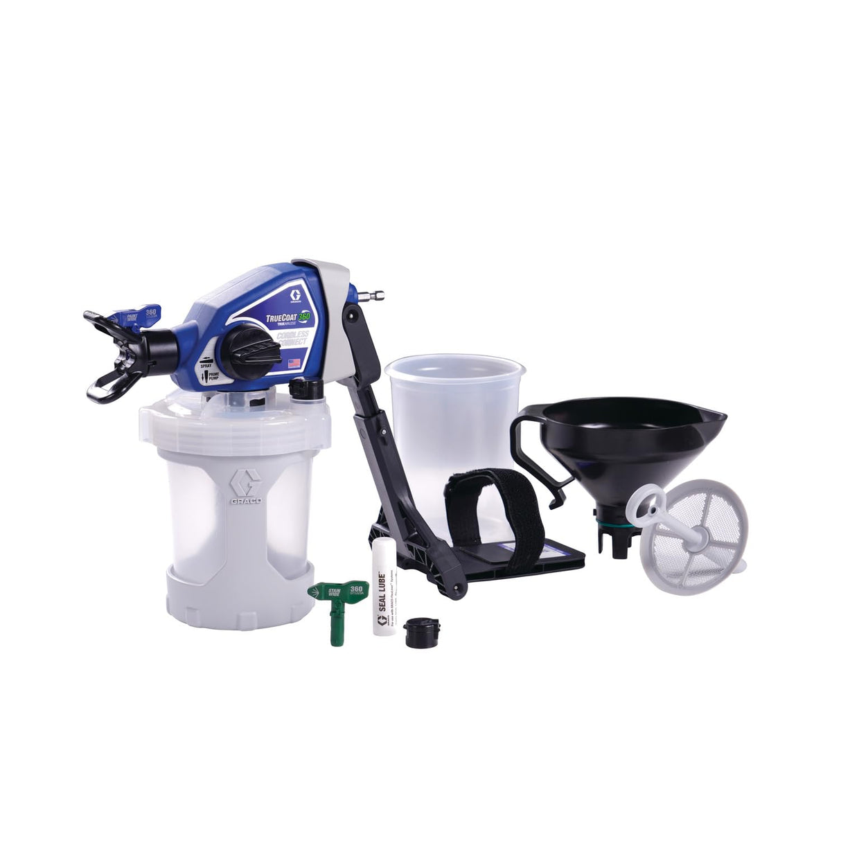 Magnum by Graco 26D361 TrueCoat 360 Cordless Connect, pulverizador de pintura airless portátil sin cable, pulverizador para taladro, uso doméstico, pequeños proyectos decorativos (presión máx 138 bar)