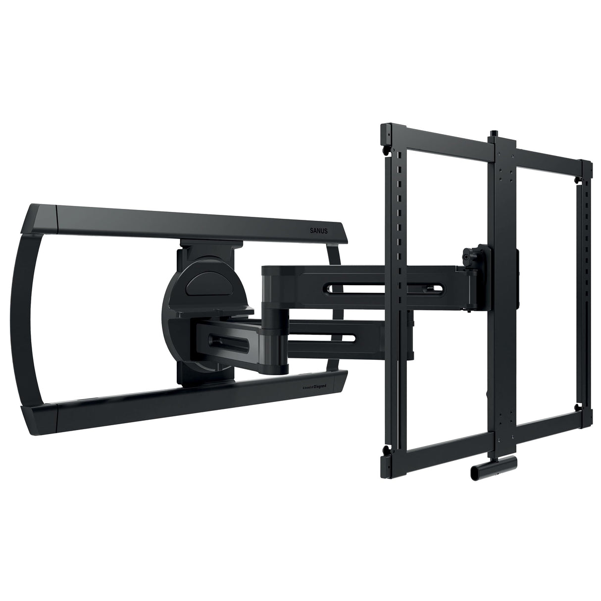SANUS Soporte de Pared Ajustable de Movimiento Completo para televisores de 42 a 90 Pulgadas - Eleva o Baja el televisor de 4 Pulgadas después de la instalación - Maximiza la compatibilidad con tu