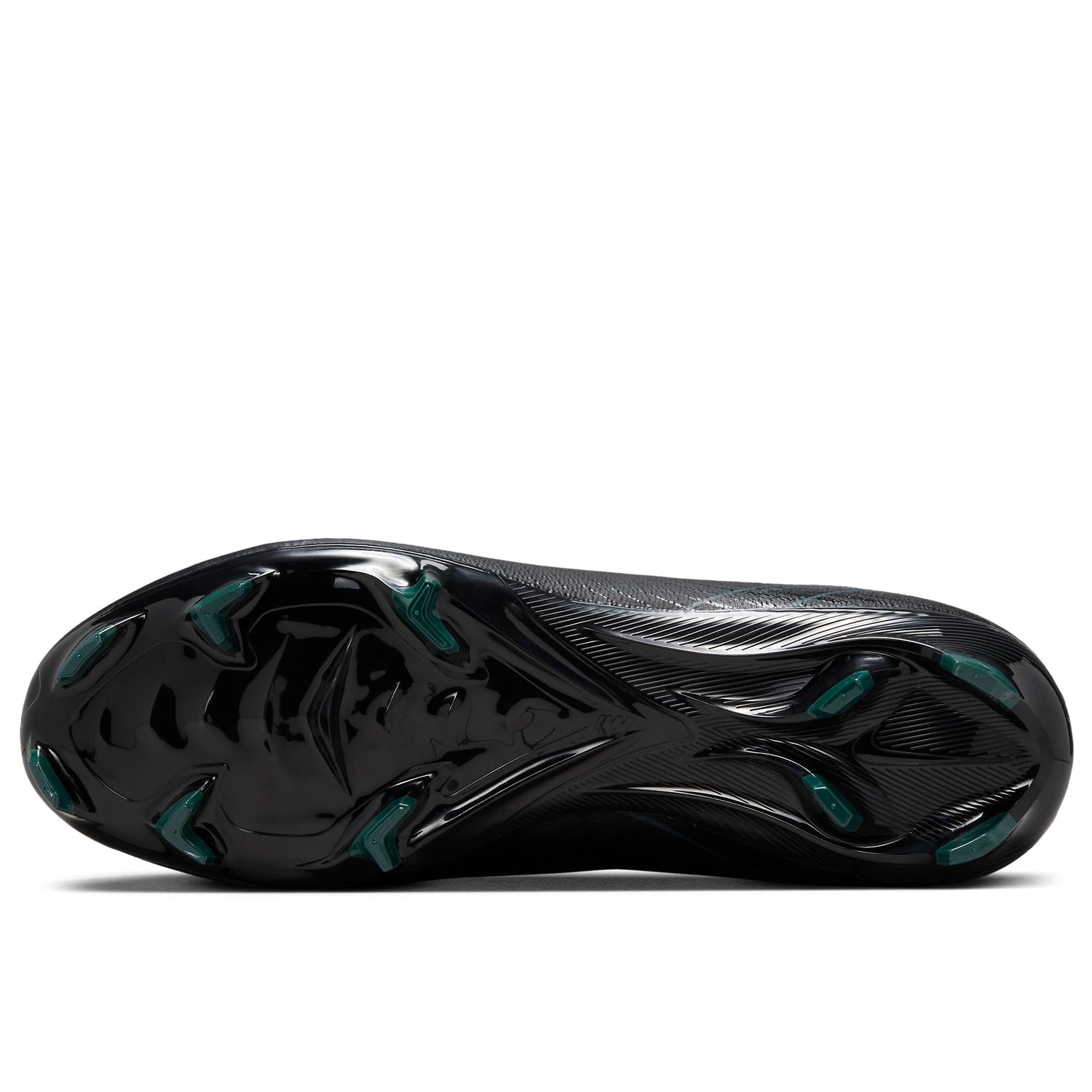Nike Zm Vapor 16 Pro FG, Zapatillas de fútbol Hombre, Black/Black/Deep Jungle, 44.5 EU