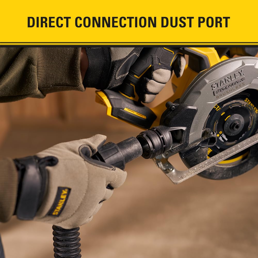 Sierra Circular BRUSHLESS V20 Li-Ion 18V Ø190mm, freno eléctrónico,