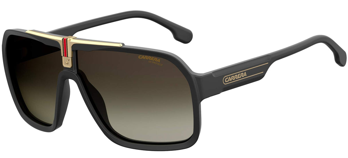 Carrera Gafas de Sol 1014/S Black/Grey Brown Shaded 64/10/135 hombre