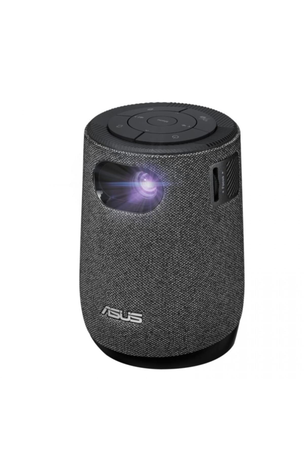 ASUS ZenBeam Latte - Proyector LED portátil HD, 300 lúmenes, HDMI y USB-C 1280 x 720 y 32 dB, altavoces Bluetooth de 10 W, sonido por Harman Kardon, batería integrada, USB-A y HDMI, Gris