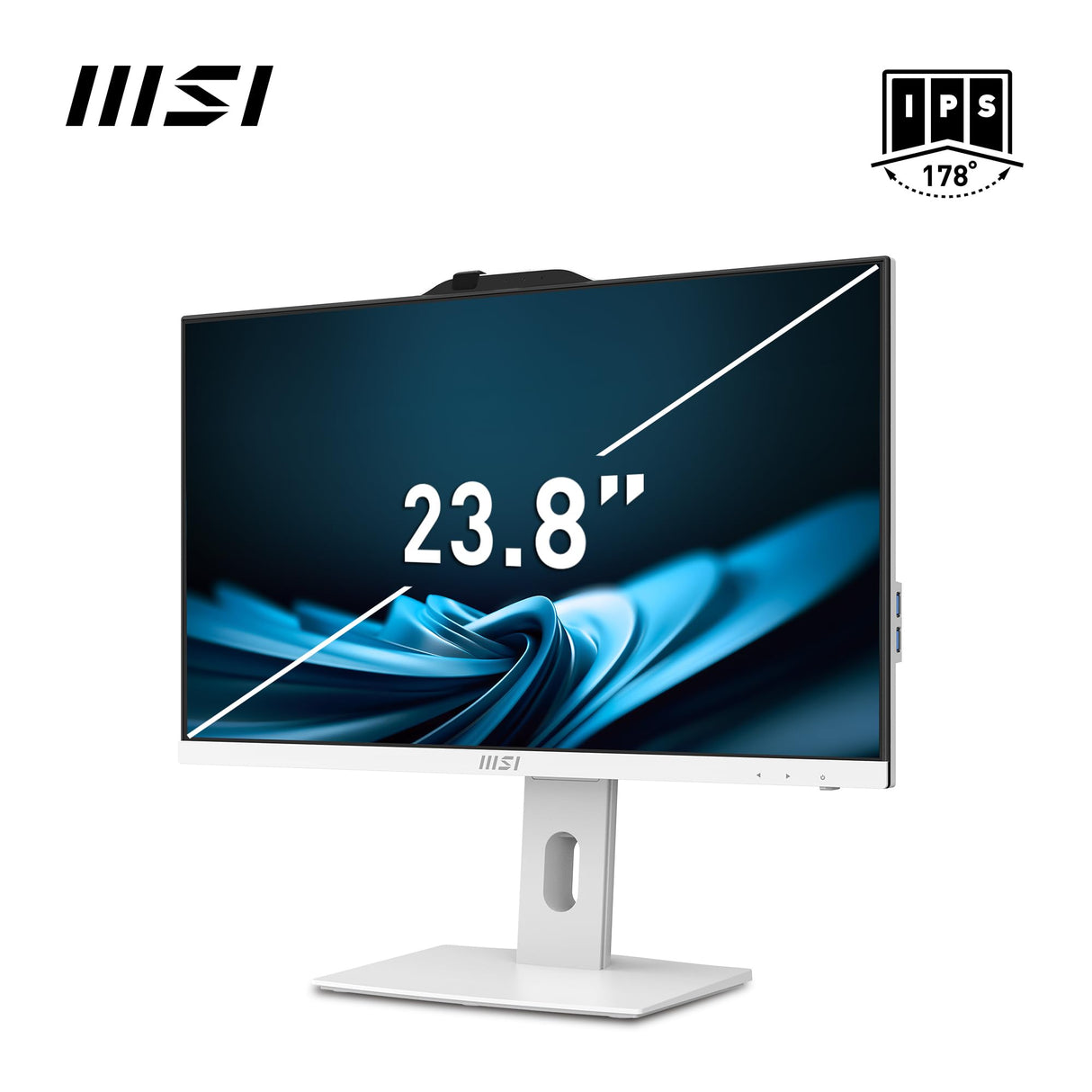 MSI Pro AP242P 14M-636DE All-in-One weiß - 23.8" FHD Display (60,5cm), Intel Core i5-14400, 8GB DDR5 RAM, 512GB M.2