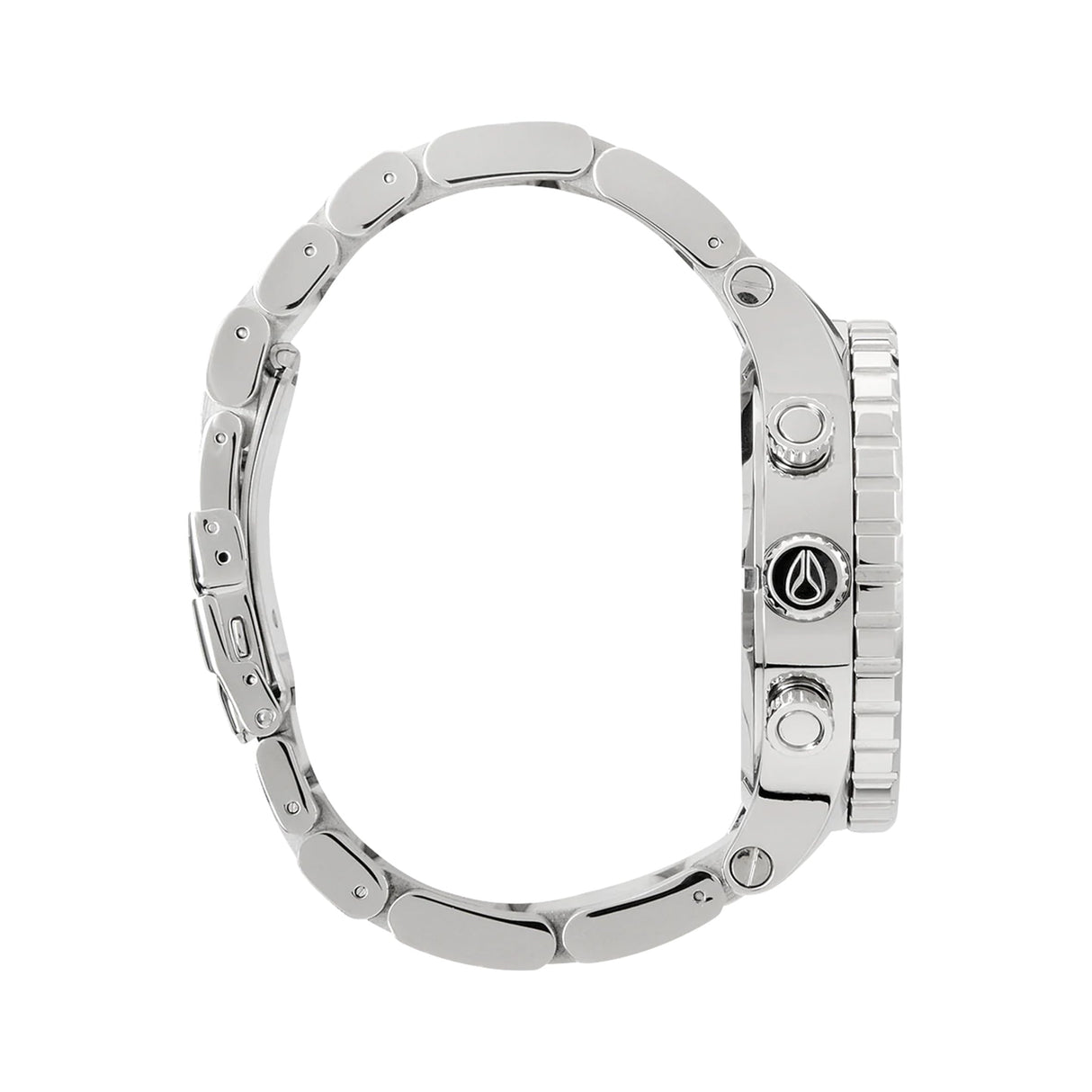 Nixon Reloj Analógico para Hombres de Cuarzo japonés con Correa en Acero Inoxidable A1389-488-00