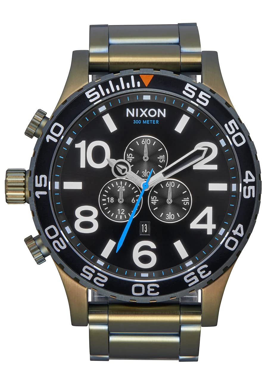 Nixon Reloj Analógico para Unisex Adulto de maquinaria Japonesa de Cuarzo con Correa en Acero Inoxidable A083-5092-00